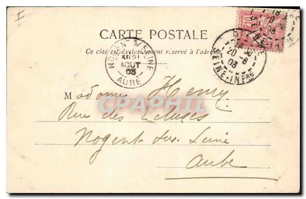 Dieppe — O Castelo — C.S. n°5 - Verso
