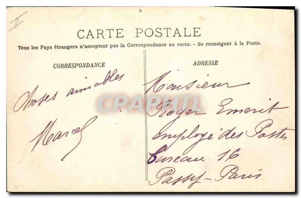 Dieppe — O Velho Castelo — LL. n°10 - Verso