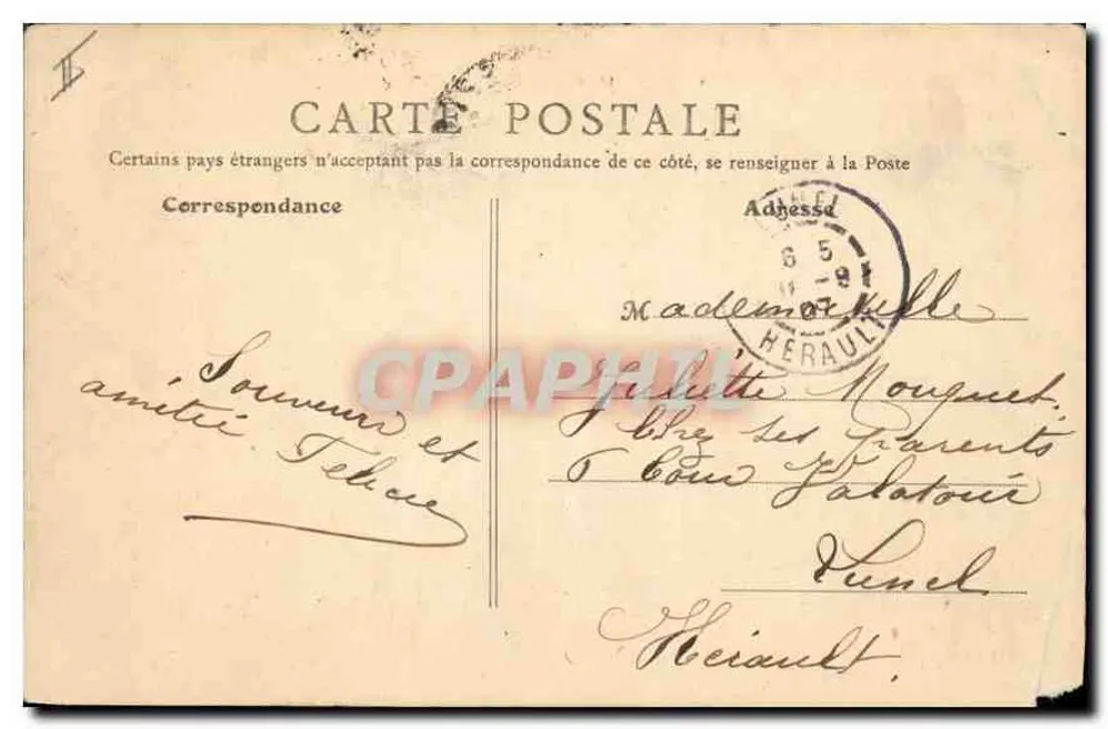 Dieppe (S.-Inf.) — Normannische Villa am Boulevard Maritime — N. F., Paris - Rückseite