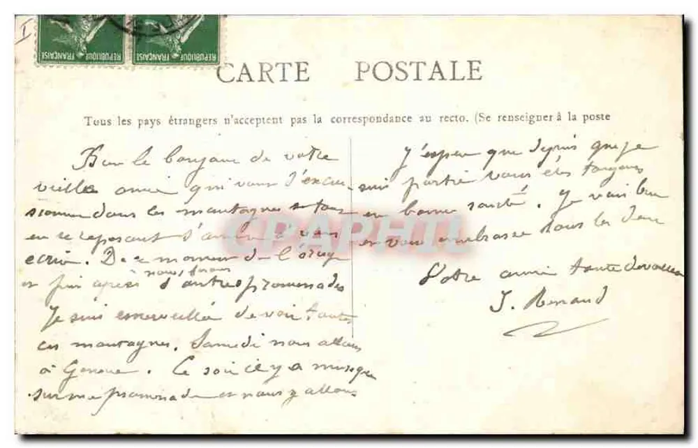 La Vallée des Moulins — Route de St-Claude à Septmonts — Jura-Touriste — Edit. Bourgeois Frères Chalo - Rückseite