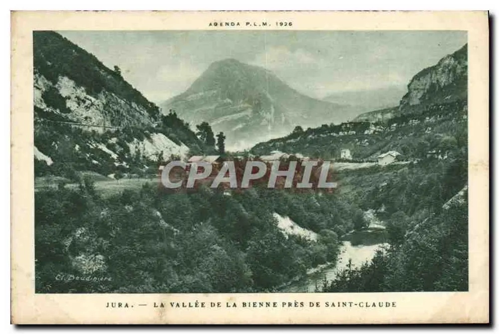 Jura — Tal der Bièvre nahe Saint-Claude — Agenda P.L.M. 1926 - Vorderseite