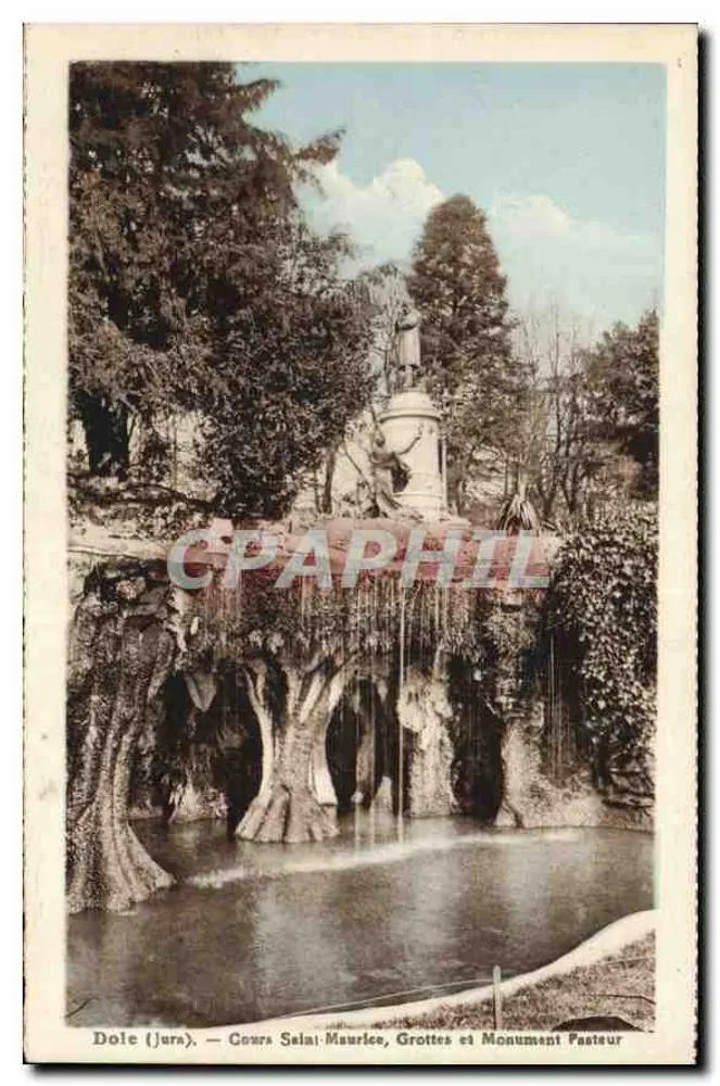 Dole (Jura) — Cours Salai-Maurice, Höhlen und Monument Pasteur — Edition und Cliché Ketterer - Vorderseite