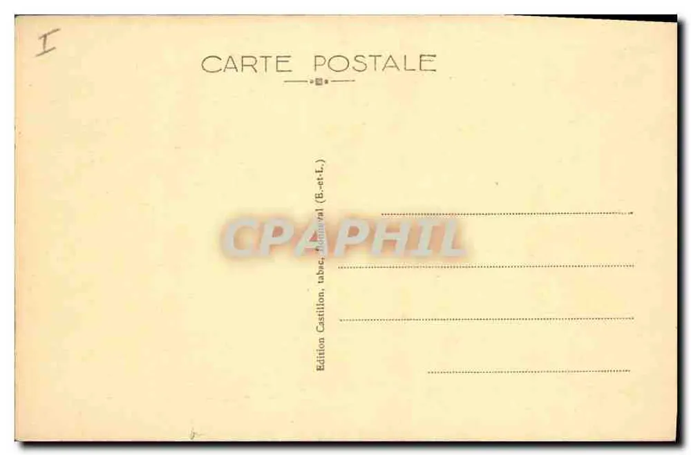 Bonneval (E.-et-L.) — O Pont de Boisville — Edição Castillon, Bonneval (E.-et-L.) - Verso