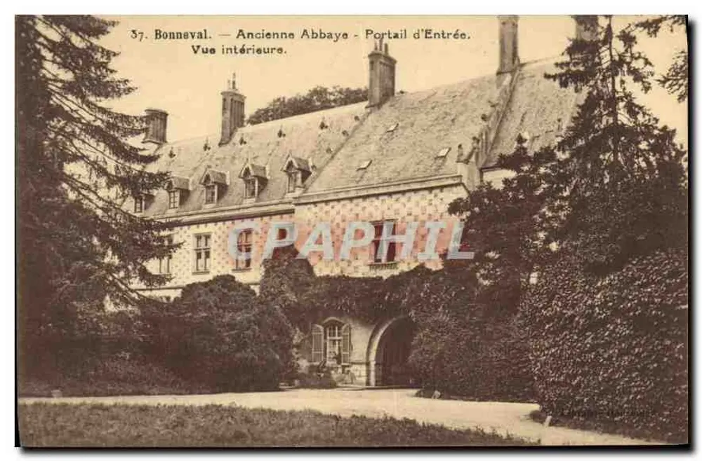 Bonneval — Alte Abtei - Eingangstor - Innenaufnahme - Vorderseite