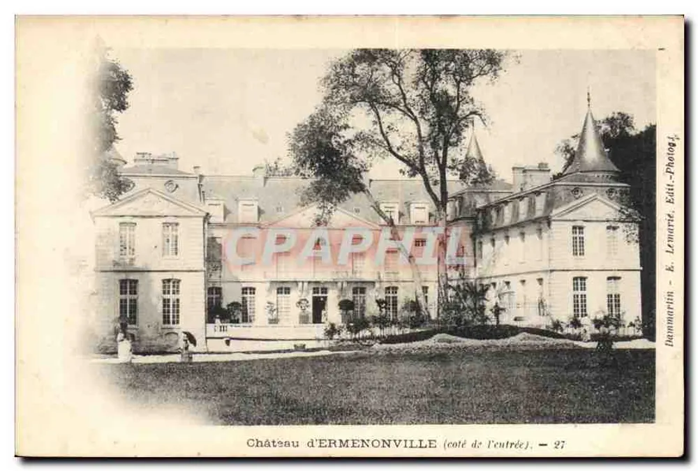 Castelo de ERMENTONVILLE (lado da entrada) — E. Lemarin - Fotog. - 27 - Frente