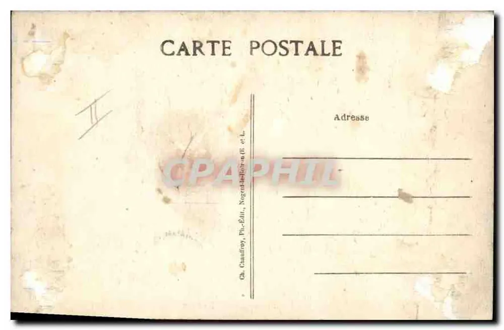 La Loupe (E.-et L.) — La Folle — Ch. Chauffroy, Nogent-le-Rotrou (E.-et L.) - Verso