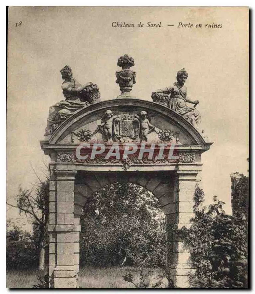 Castelo de Sorel — Porta em ruínas — n°18 - Frente
