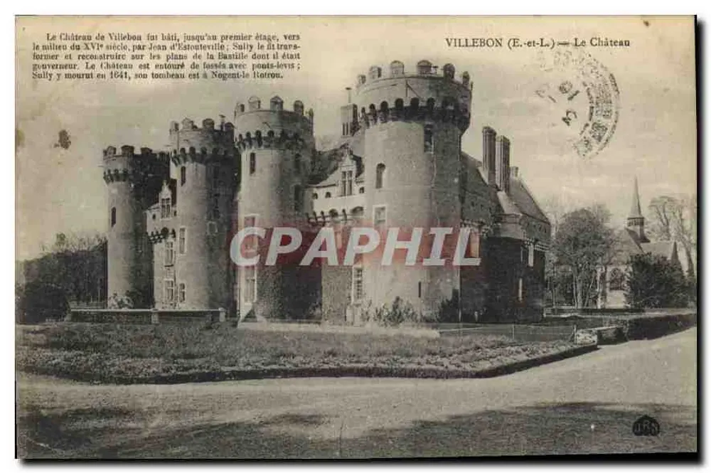 Villebon (E.-et-L.) — O Castelo — Editor não identificado - Frente