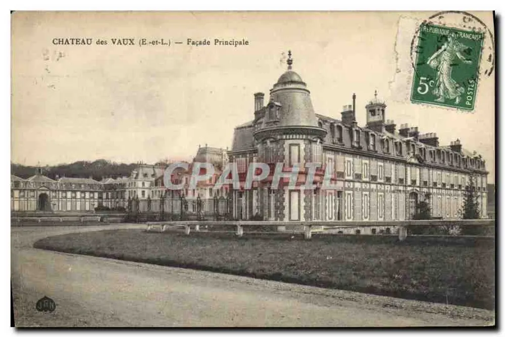 Castelo dos Vaux (E-et-L.) — Fachada Principal — JAH - Frente
