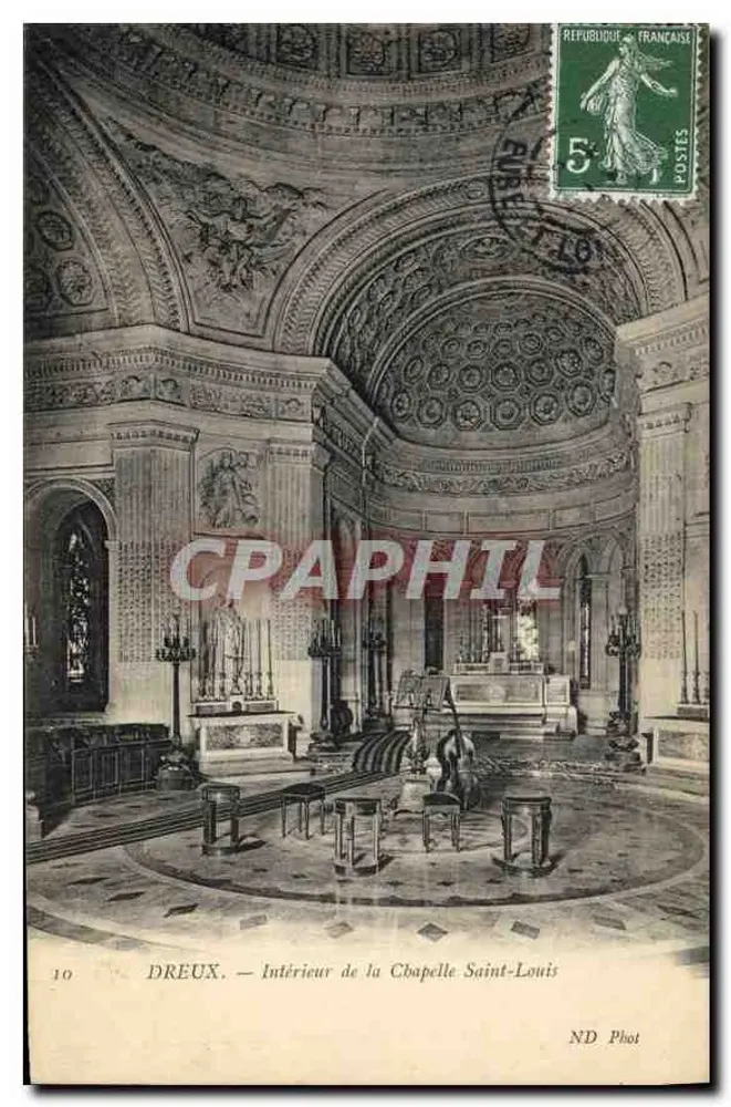 Dreux — Innenansicht der Kapelle Saint-Louis — ND Phot - Vorderseite