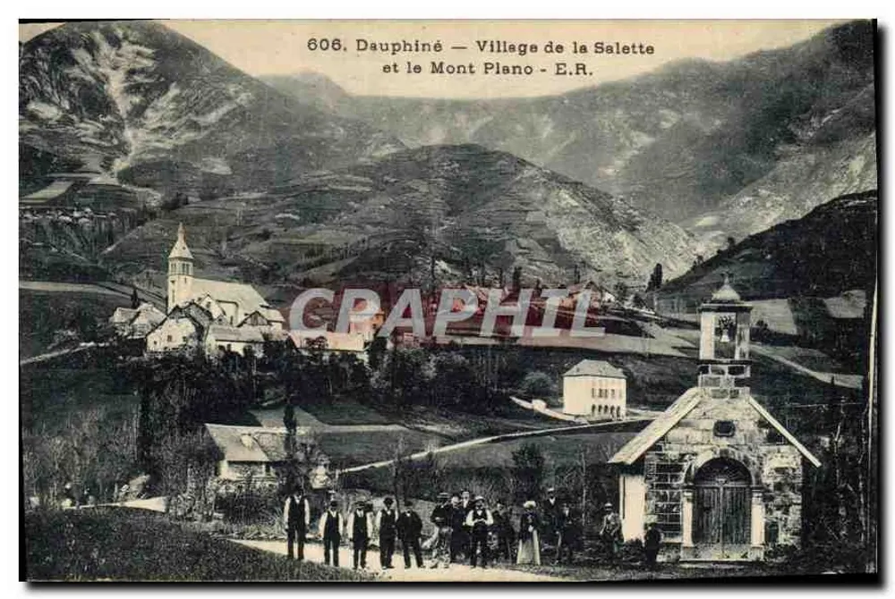 Dorf La Salette — Mont Plano — E.R. — 606 Dauphiné - Vorderseite