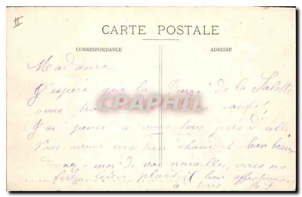 Pilgerung der N.-D. de la Salette — Westseite — G. Faure, Grenoble (Pond-Flot) - Rückseite