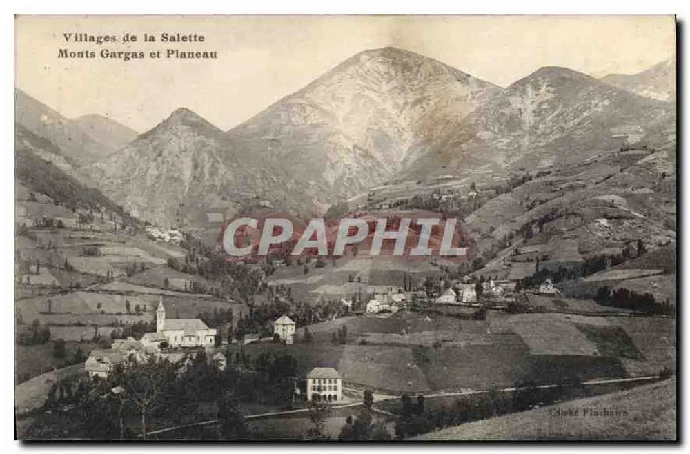 Dörfer der Salette — Monts Gargas und Planeau — Câpite Pluchaires - Vorderseite