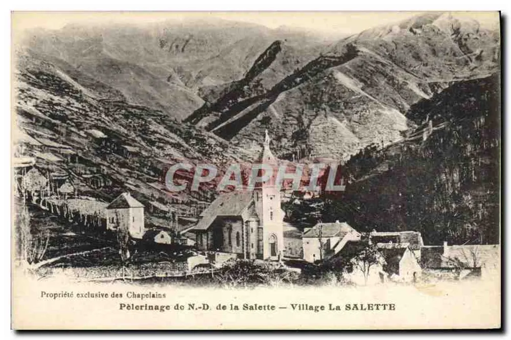 Pilgerung der N.-D. de la Salette — Dorf La SALETTE — Exklusive Eigentümer der Kapläne - Vorderseite