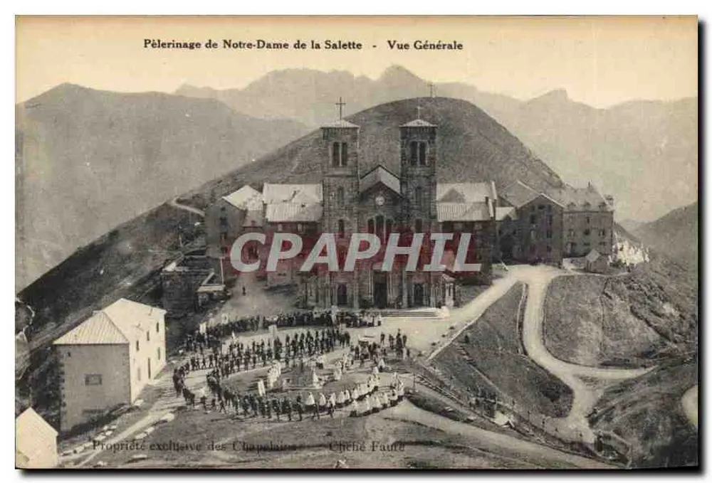 Pilgerung Notre-Dame de la Salette - Allgemeiner Blick — Exklusives Eigentum der Kaplanen - Chêne Fauré - Vorderseite