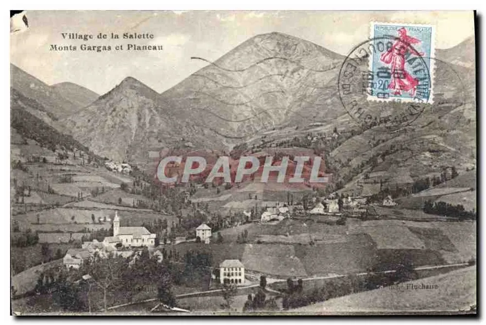Dorf La Salette — Monts Gargas und Planeau — Verlag Fluchaire - Vorderseite