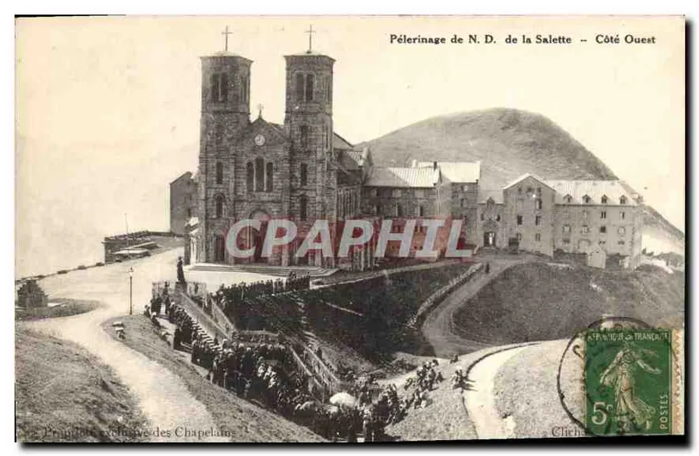 Pilgerung der N.D. de la Salette — Westseite — Verlag: Chapellat - Vorderseite