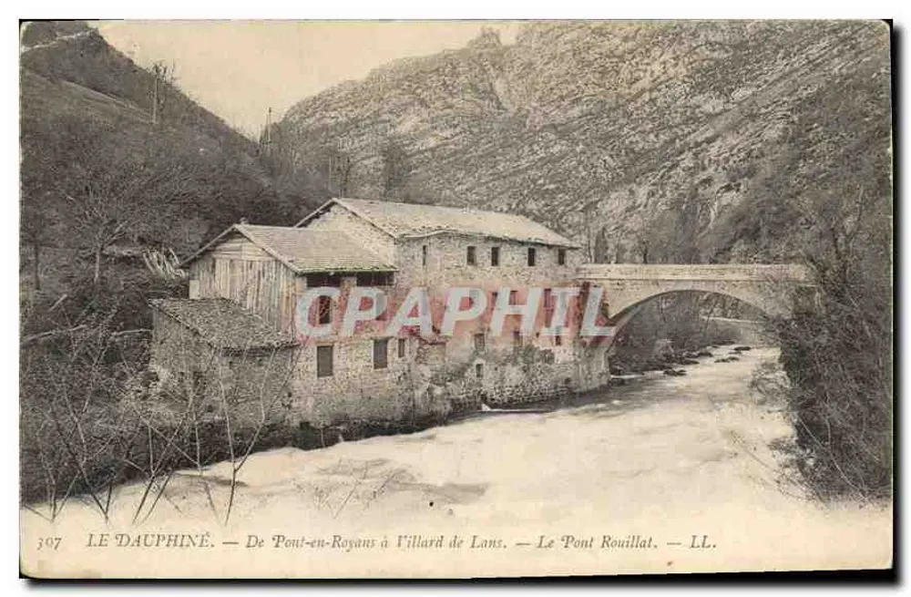 Das Dauphiné — Von Pont-en-Royans nach Villard de Lans — Der Pont Rouillat — LL. - Vorderseite