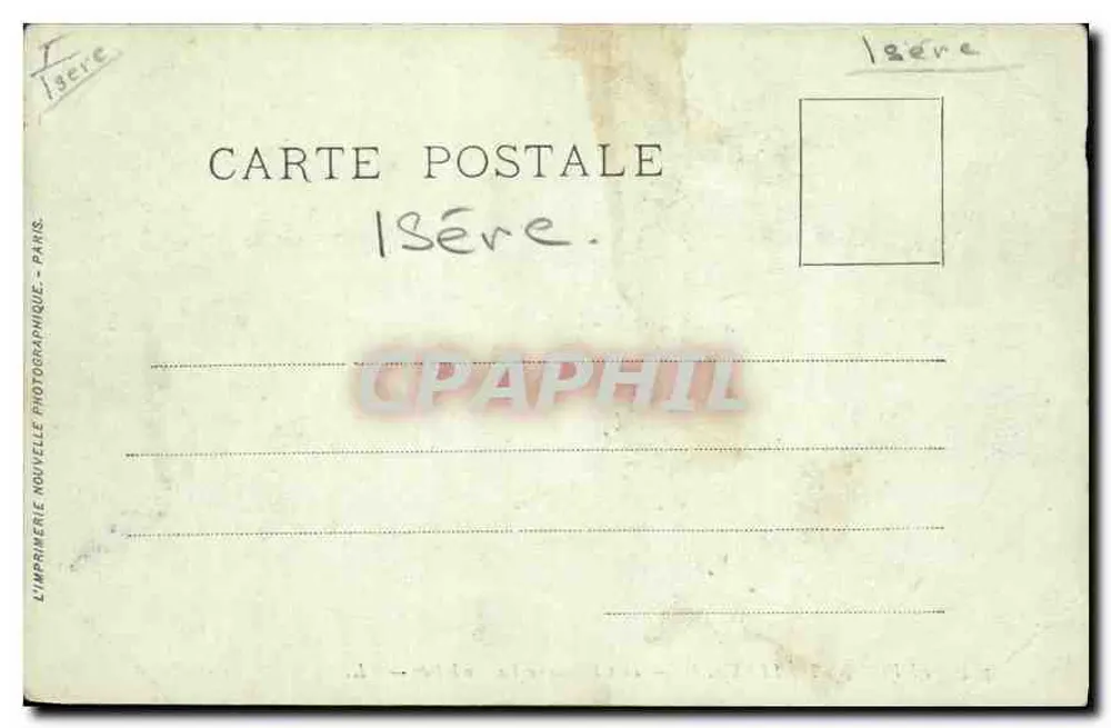 Environ d'Allevard — Le Château de La Rochette — LL. — n° 774 - Verso