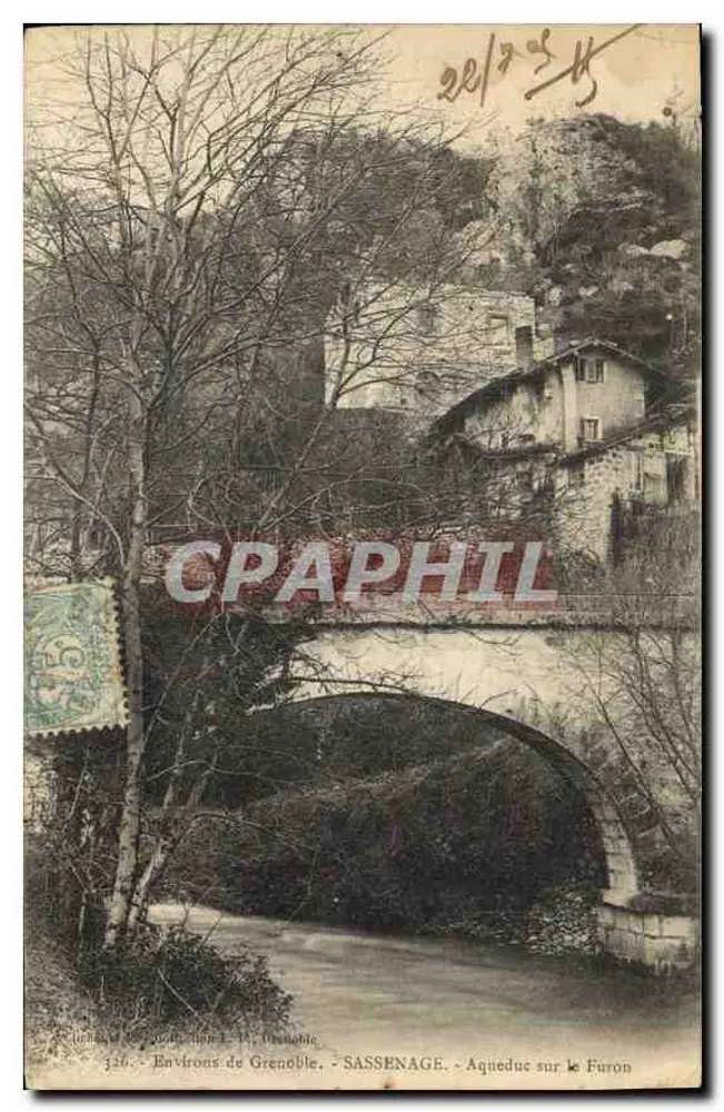 Sassenage - Aquädukt über den Furon — Um Grenoble, Verlag L. 14, Grenoble, Nr. 316 - Vorderseite