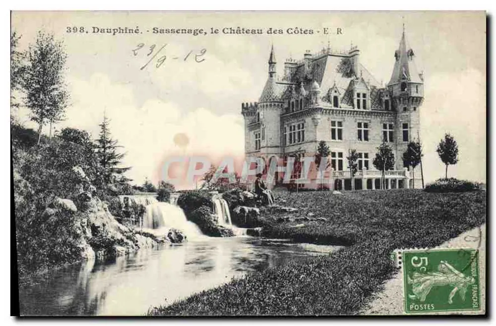 Sassenage, Schloss der Steigungen - E.R. - Dauphiné - Vorderseite