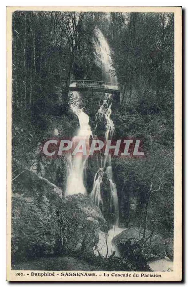 Sassenage - A Cascata do Parisien — Édition Mr. Boarcier, Grenoble - Frente