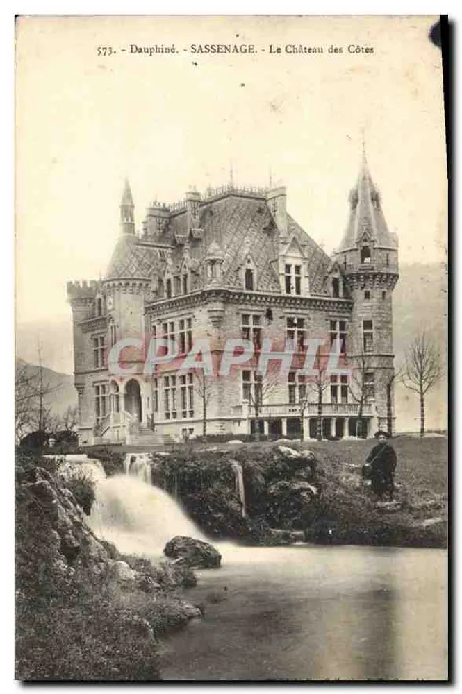 Sassenage - Schloss der Hügel — Antike Ansichtskarte Nr. 573, Verlag Dauphiné - Vorderseite