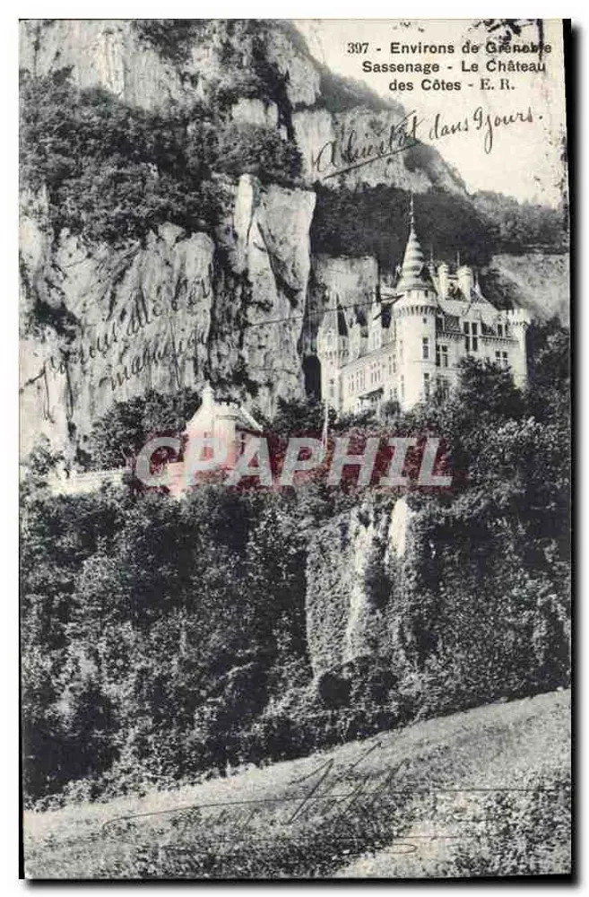 Castelo das Côtes - Sassenage - Arredores de Genebra - E.R. - n°397 - Frente