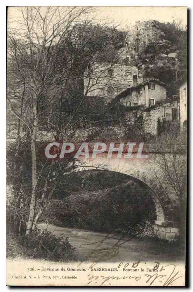 Sassenage — Brücke über den Furen — L. Pons, Verlag, Grenoble - Vorderseite