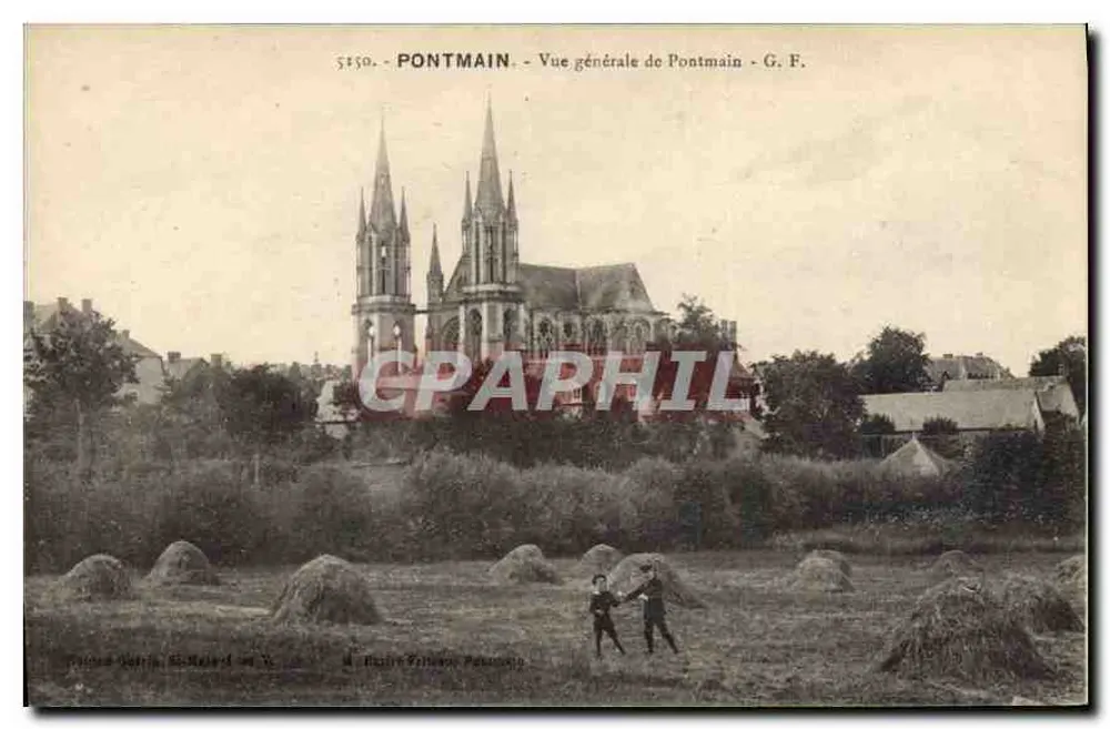 Pontmain — Vista geral de Pontmain — G. F. - Frente