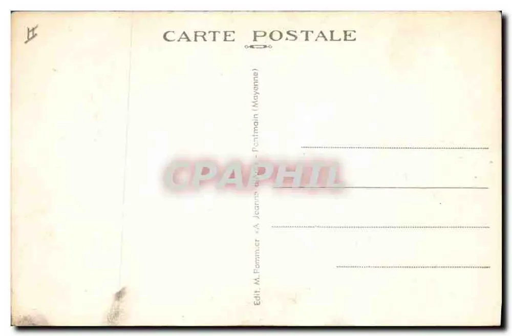 Pontmain (Mayenne) — Die Türme der Basilika - Das Kloster — Visa 180 - 1254 - Rückseite