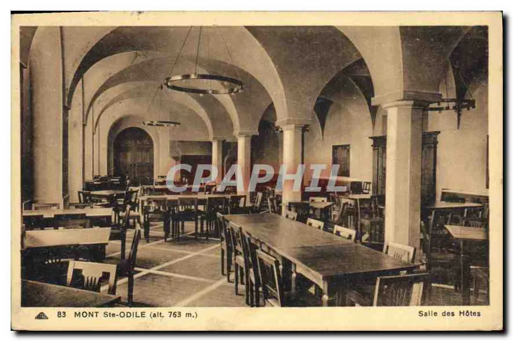 Mont Ste-Odile — Sala dos Hóspedes — CN dos Arts Fotográficos - Strasbourg-Schlichem - Frente
