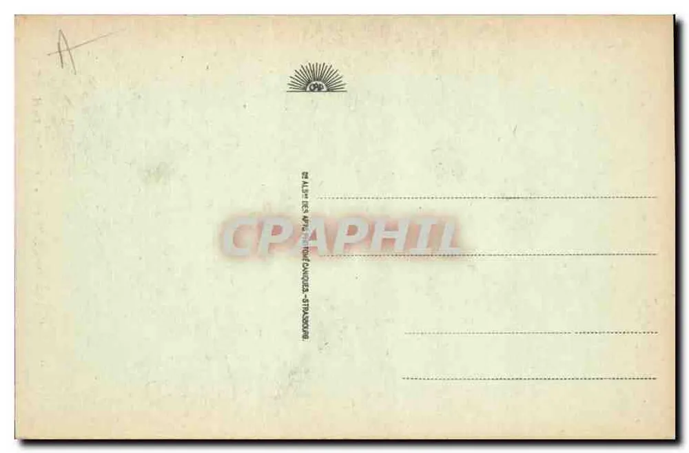 Colmar - Die Kathedrale St-Martin - Der Hauptaltar - Antike Ansichtskarte, n°102 - Rückseite