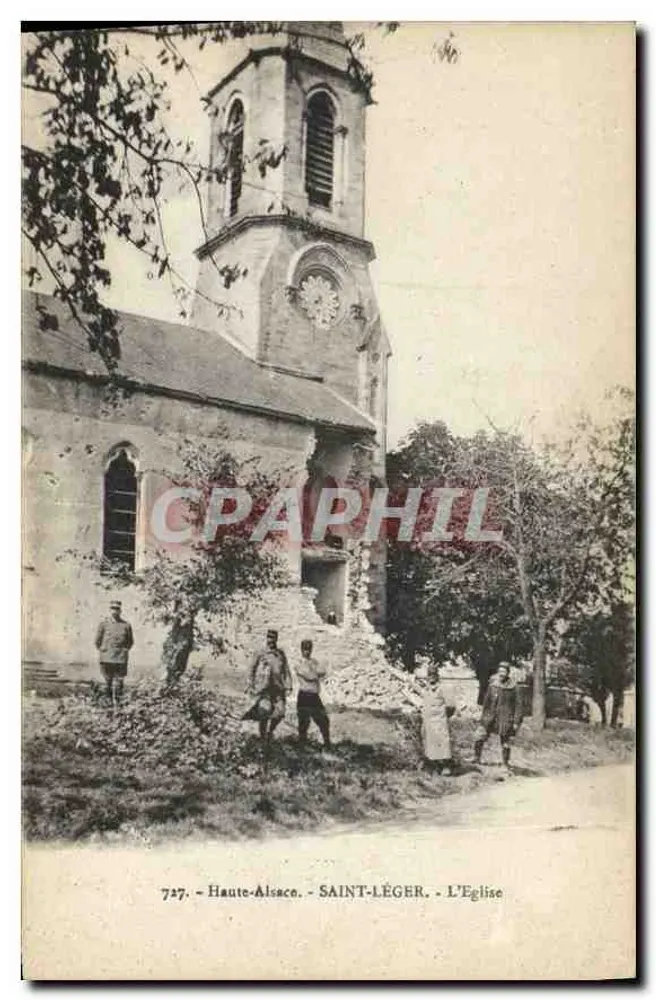 Saint-Léger - A Igreja — Haute-Alsace, editor Chaudourne, n° 737 - Frente