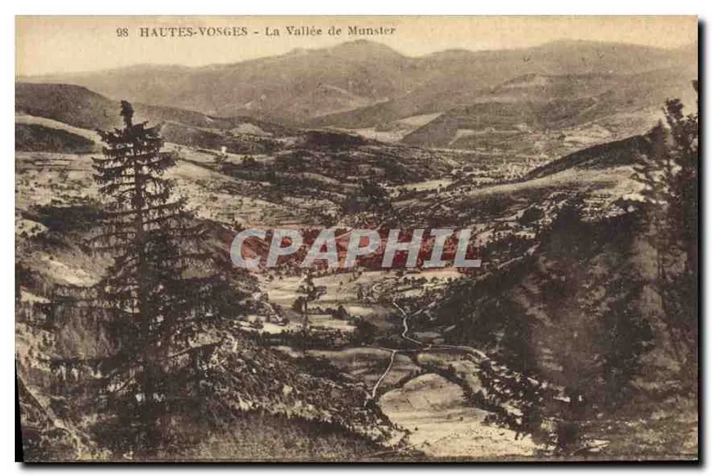 Hoog-Vosges — De Vallei van Munster — uitgever Munster, n° 98 - Voorkant