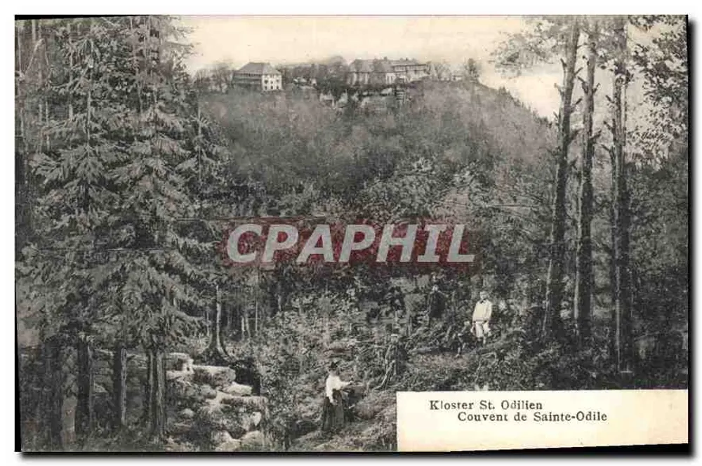 Klasztor św. Odile — Mont Sainte-Odile — wydawca nieznany - Awers