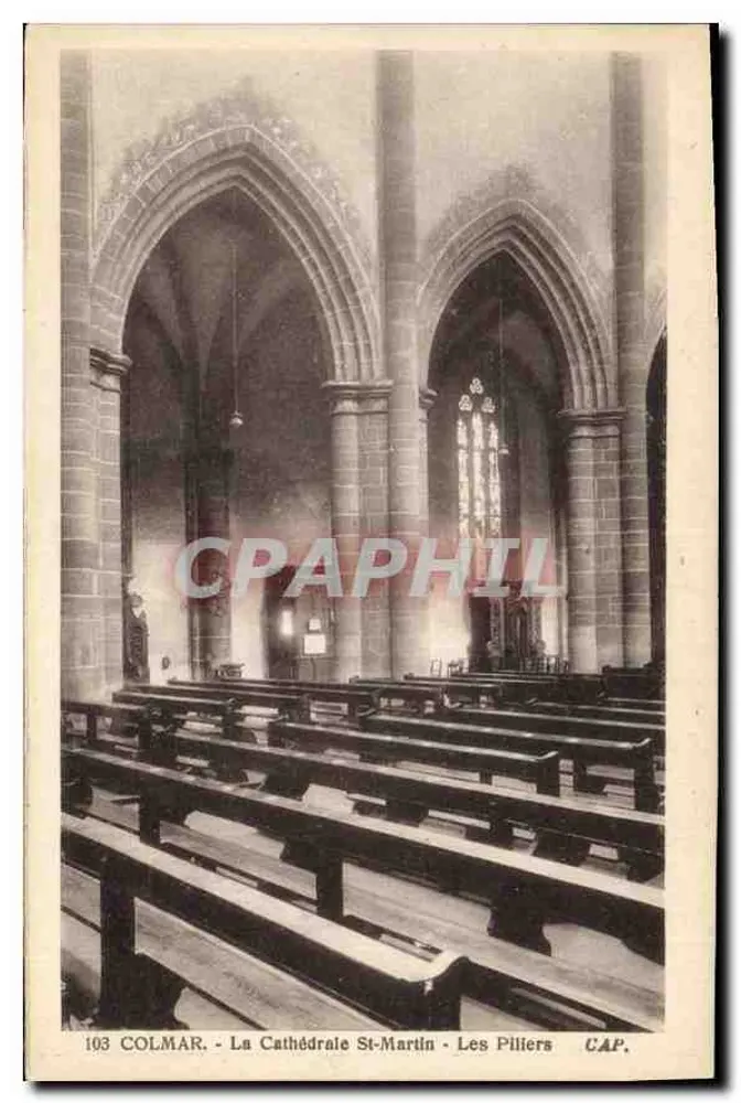 Colmar - La Cathédrale St-Martin - Les Piliers - CAP. - Vorderseite