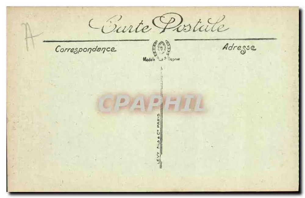 Thann — Ruinen des Engelsburgs — Das Auge der Hexe — Edition M. Girod - Rückseite