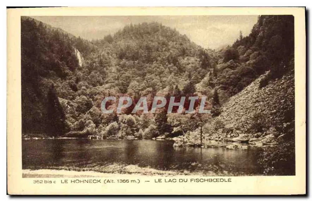 Der Hohneck (Höhe 1366 m.) — See Fischbcedlé — Braun & Cie, Mulhouse-Dornach - Vorderseite