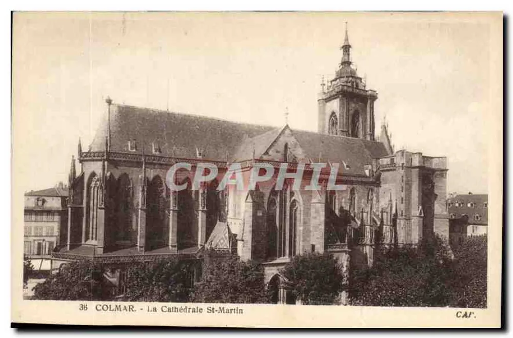 Colmar - A Catedral São Martinho — editor CASF, n° 36 - Frente