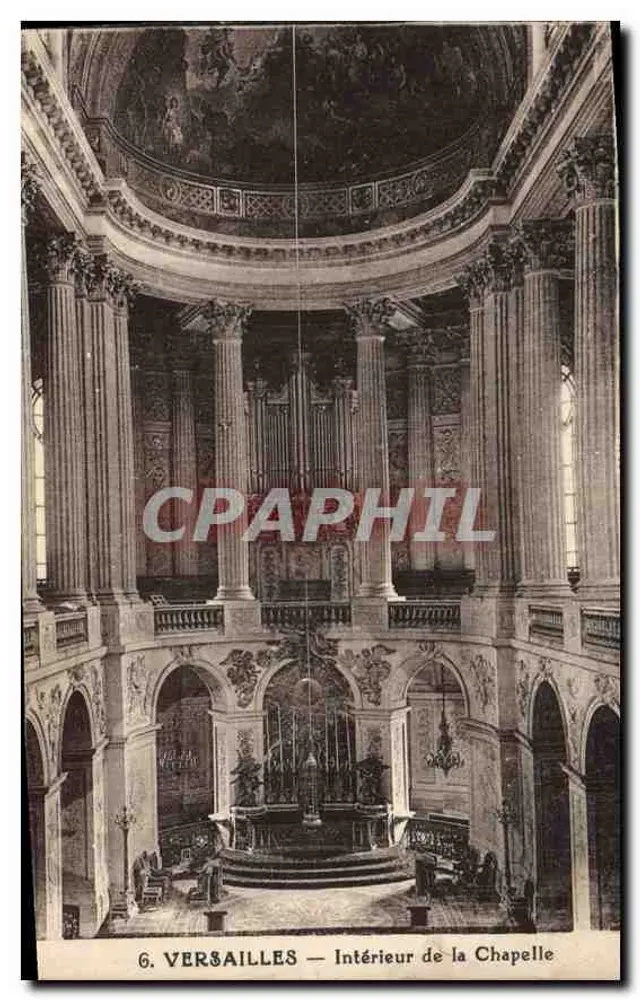 Versailles — Interior da Capela - Frente