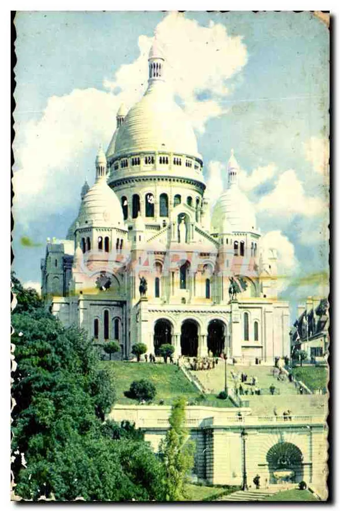 Sacré-Cœur di Montmartre — Parigi — editore Ganycolor, n°7020 - Recto