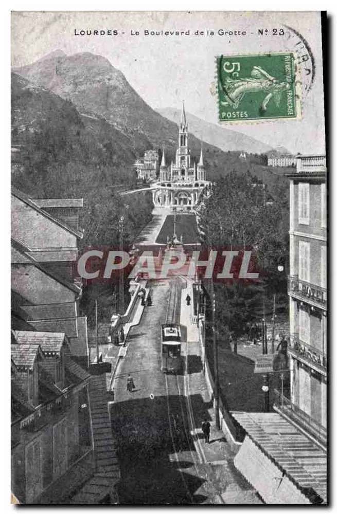 Lourdes - O Boulevard da Grotta - N° 23, Edição Allianter Catholique - Frente