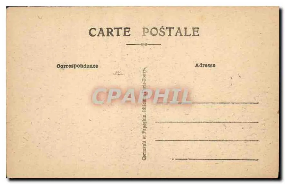 Reims — A Catedral (lado sul) — Visa Paris 2216 - Verso