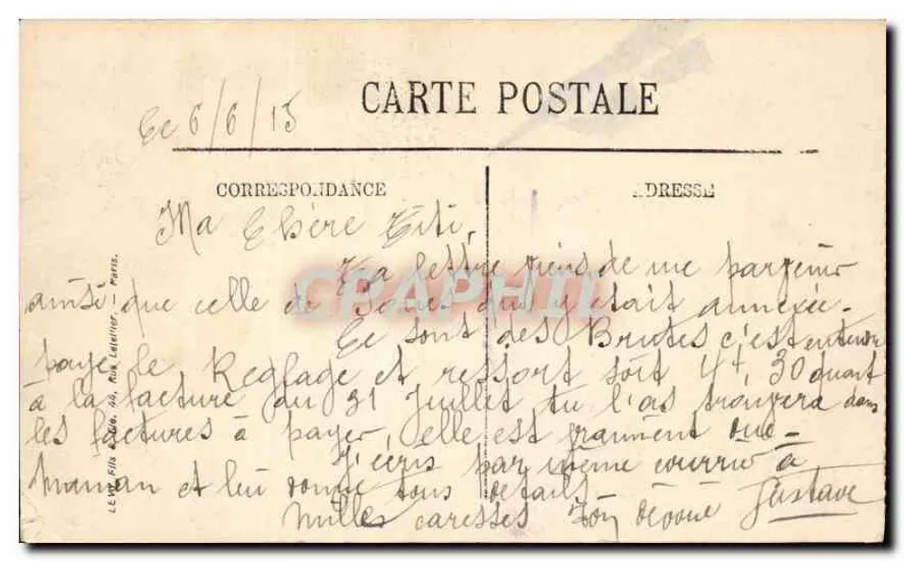 NICE — Le Palais de la Jetée et la Promenade des Anglais — LL. n° 36 - Rückseite