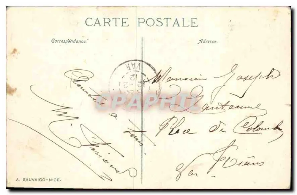 Mônaco — Vista Geral — N.D. Fot. n°163 - Verso