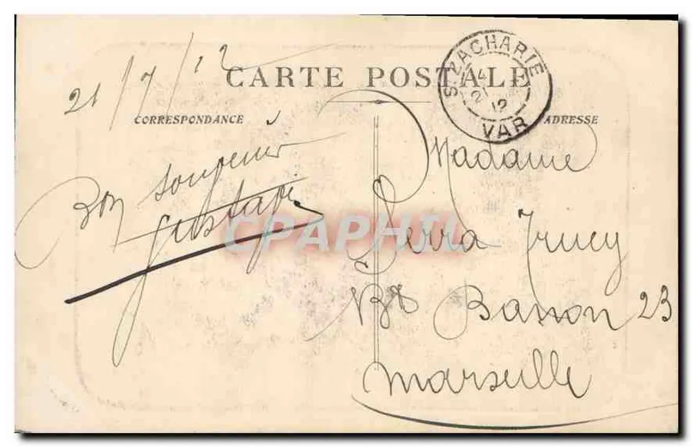 La Sainte-Baume — Escaleres da Gruta — Editor não visível, n° 30 - Verso