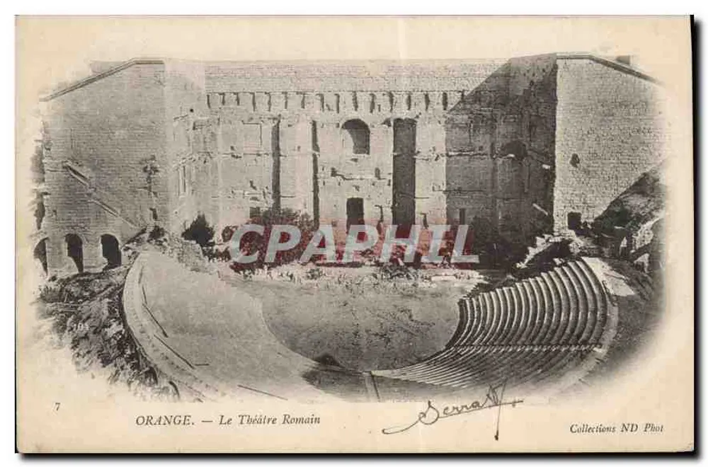 Orange — O Teatro Romano — Coleções ND Phot - Frente
