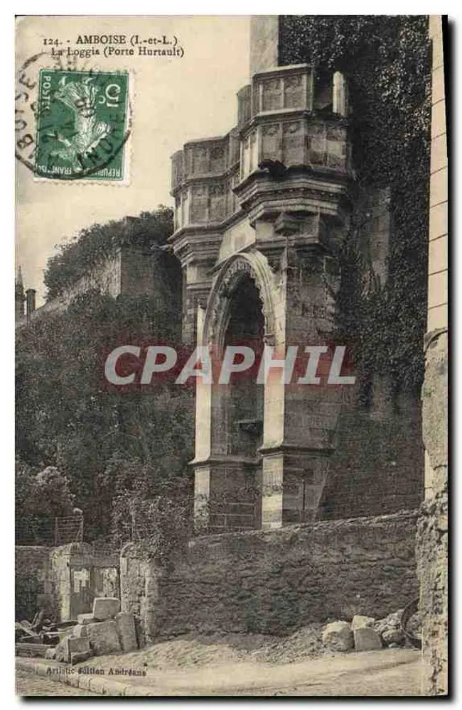Amboise (L.-et-L.) — La Loggia (Puerta Hurtault) — Edición Artística Andréans, n°124 - Anverso