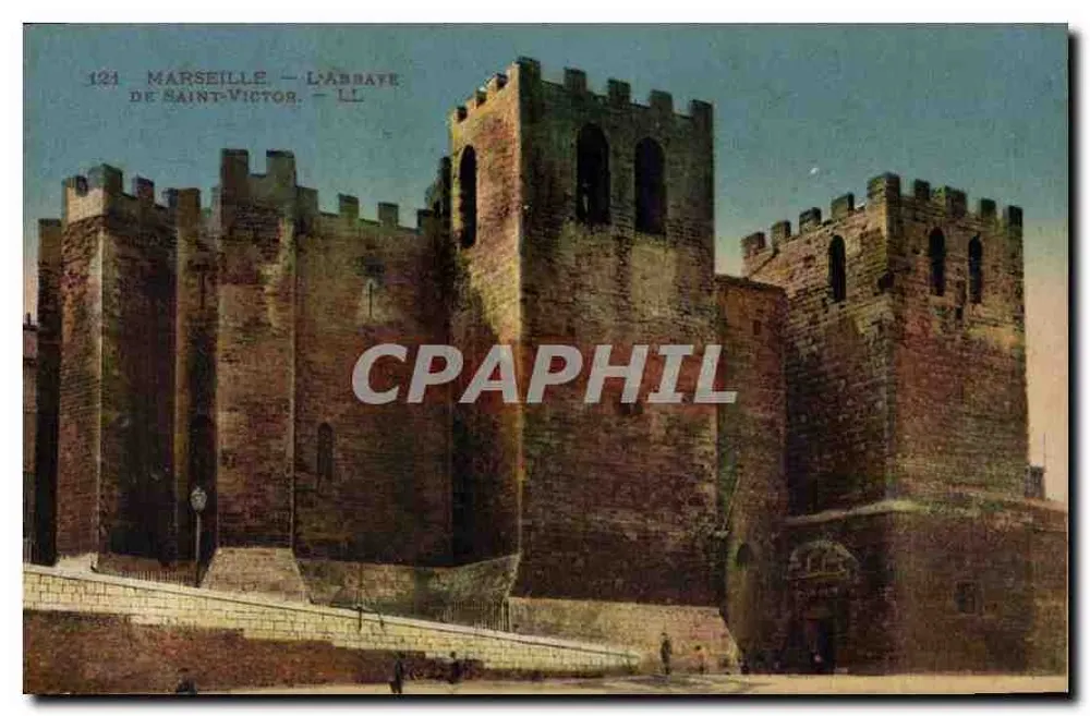 Marselha — A Abadia de Saint-Victor — LL - Frente